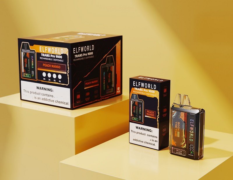 ELFWORLD TRANS PRO 9K PUFFS VAPES ELFWORLD TRANS PRO 9K PUFFS VAPES