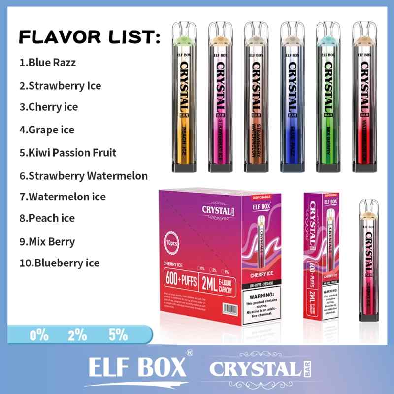 ELF BOX CRYSTAL BAR 1000 2 ELF BOX CRYSTAL BAR 1000 2